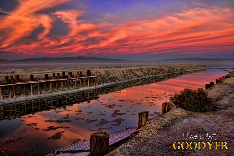 Salton Sea Brilliant sky - Learn photography